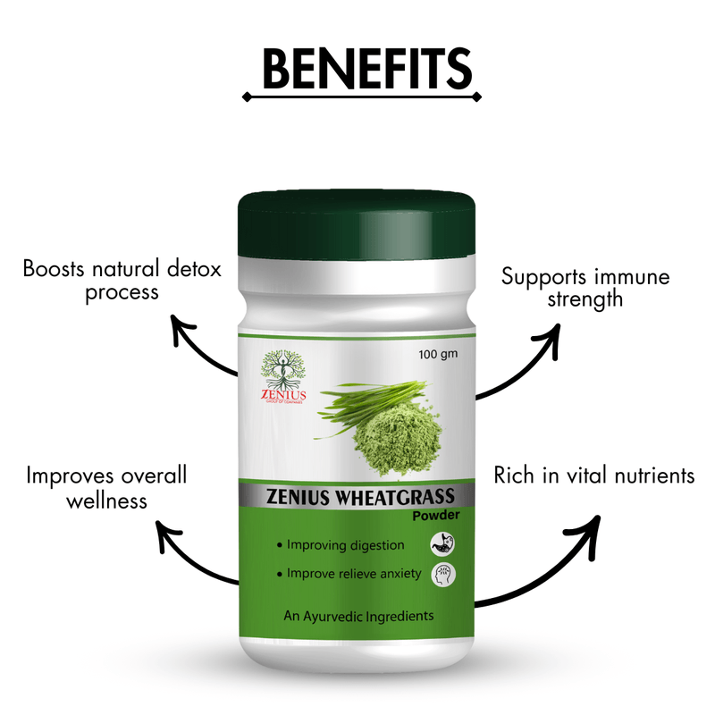Zenius Wheatgrass Powder - 100gm Powder