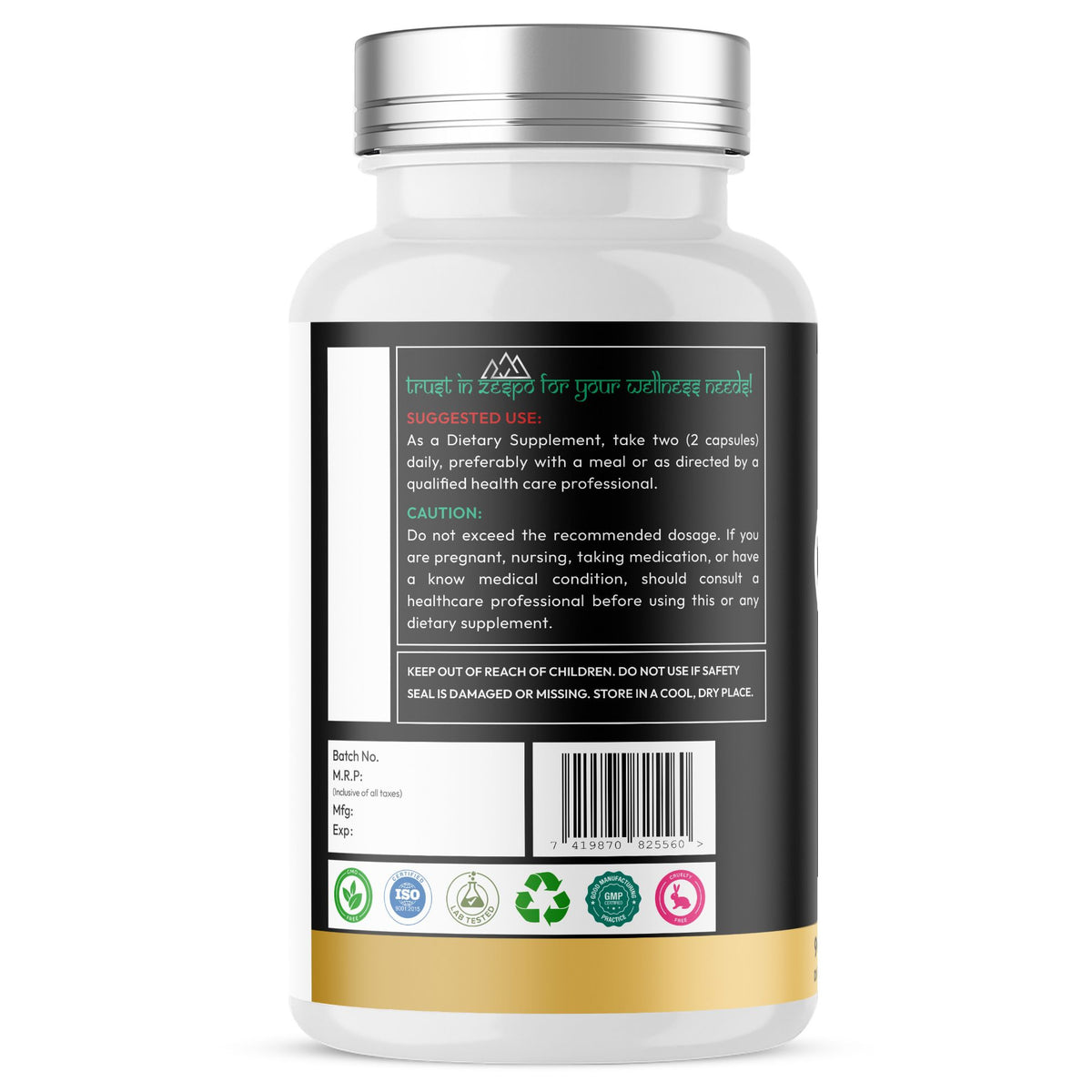 Zespo Ox Bile 1,100 mg – 60 Capsules
