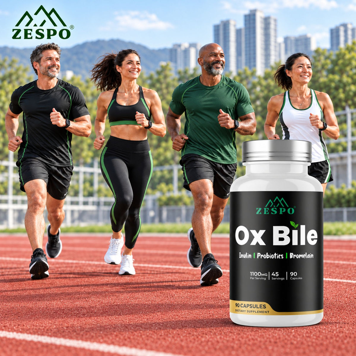 Zespo Ox Bile 1,100 mg – 60 Capsules
