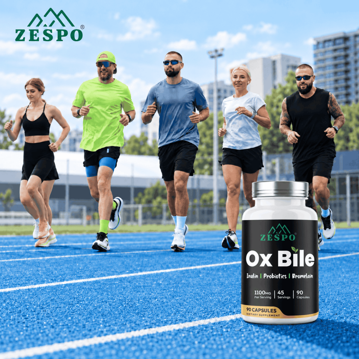 Zespo Ox Bile 1,100 mg – 60 Capsules