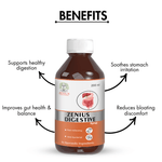 Zenius Digestive Syrup - Herbal Remedy for Acid Reflux, Bloating, and Digestive Relief - 200ml Syrup