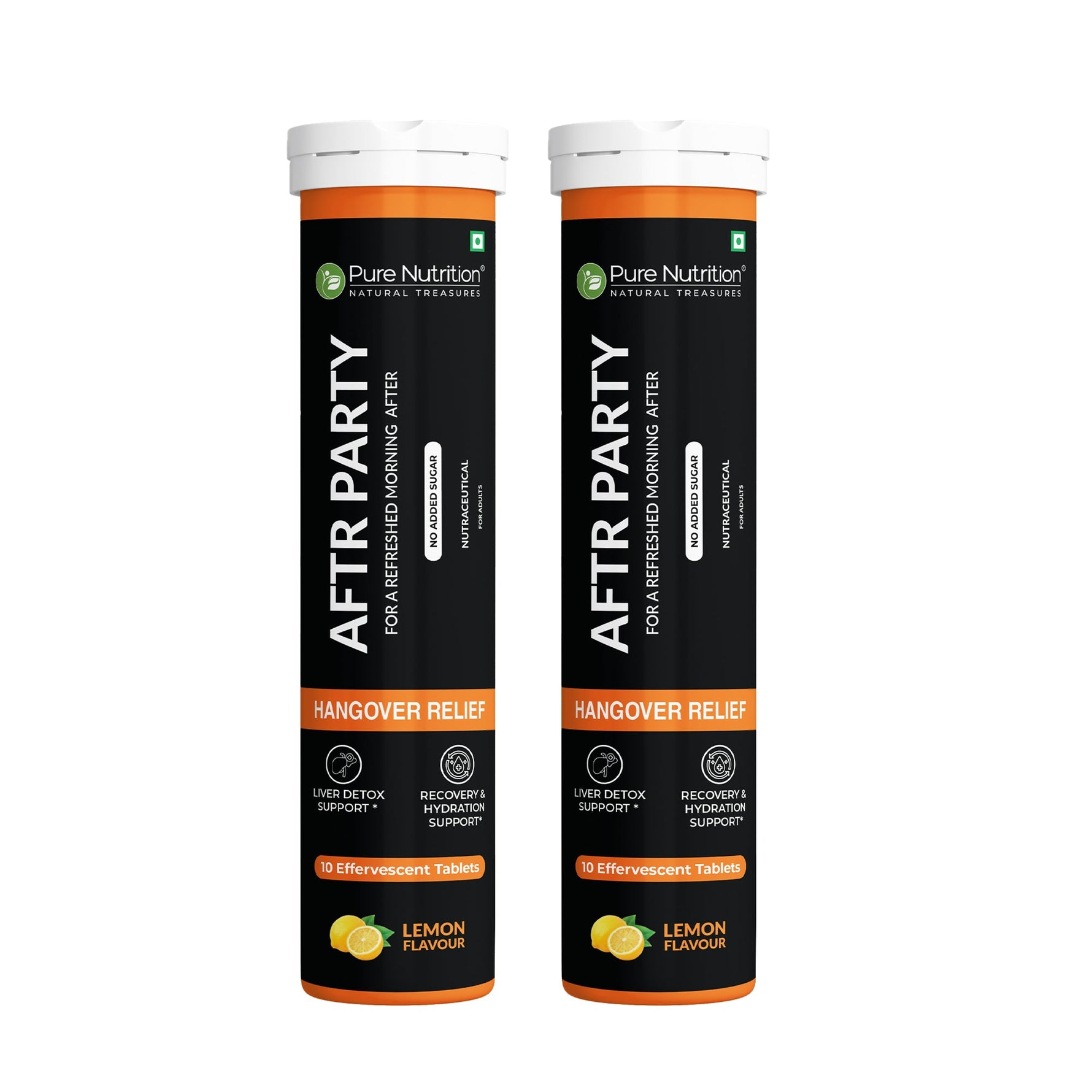 Pure Nutrition AFTR Party Effervescent Tablets – 10 Tabs | Refresh & Rehydrate Formula