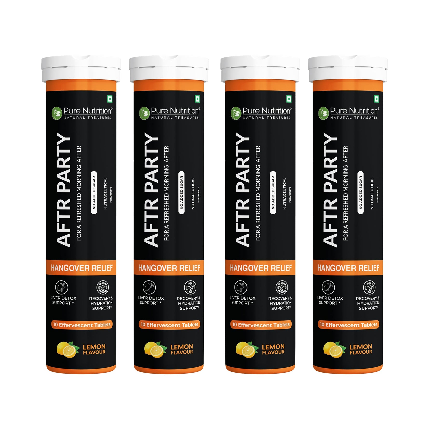 Pure Nutrition AFTR Party Effervescent Tablets – 10 Tabs | Refresh & Rehydrate Formula