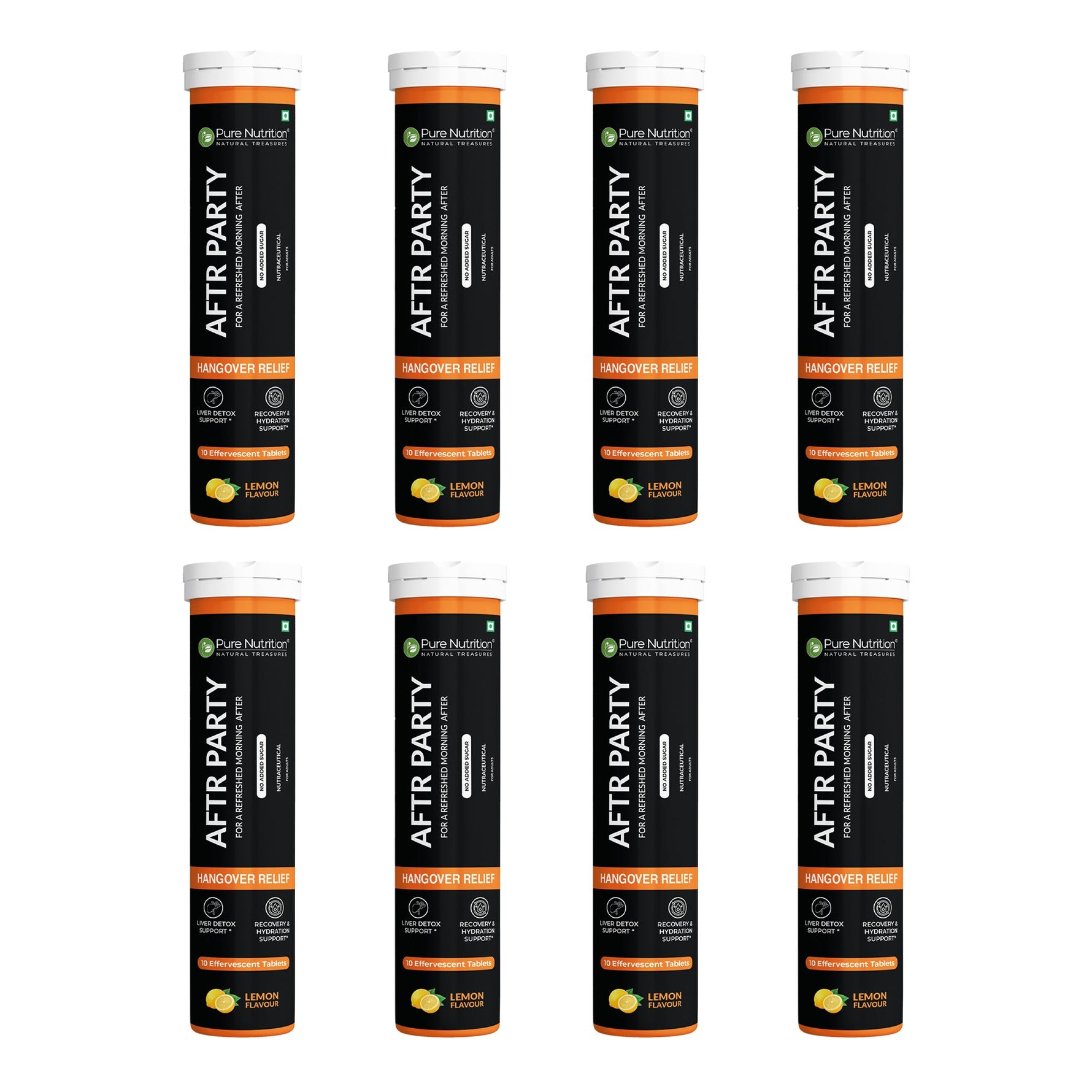 Pure Nutrition AFTR Party Effervescent Tablets – 10 Tabs | Refresh & Rehydrate Formula