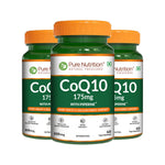 Pure Nutrition Bio Coenzyme Q10 175mg Veg Capsules, 60 Count - Cellular Vitality
