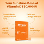 Pure Nutrition Vitamin D3 60000 IU (10 ODS) Stripe