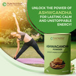 Pure Nutrition Ashwagandha Powder – 100g | Traditional Adaptogen | Natural Root Powder