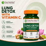 Pure Nutrition Lung Detox Capsule with Vitamin C 800mg – Respiratory & Antioxidant Support