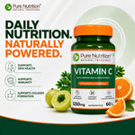 Pure Nutrition Vitamin C 1250mg Veg Tablet - 60 Tablets