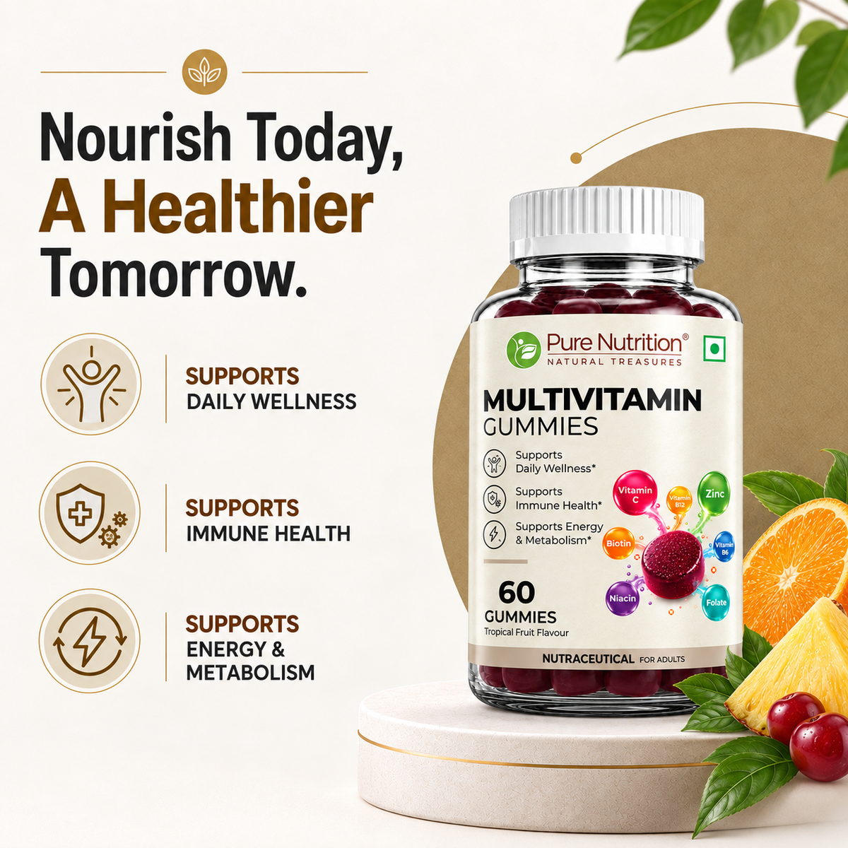Pure Nutrition Multivitamin Gummies – 60 Gummies