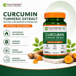 Pure Nutrition Curcumin Turmeric Extract 1200mg Veg Tablet