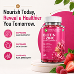 Pure Nutrition Biotin + Zinc HSN Gummies – 60 Gummies