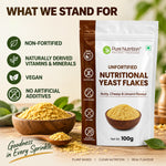 Pure Nutrition Unfortified Nutritional Yeast Flakes – 100g