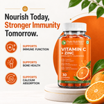 Pure Nutrition Vitamin C + Zinc Immunity Gummies – 30 Gummies