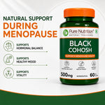 Pure Nutrition Black Cohosh 500 mg | 60 Vegetarian Capsules