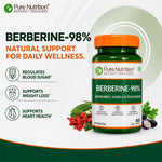Pure Nutrition 98% Berberine Tablets - 60 Tablets