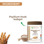 Pure Nutrition Isabgol Psyllium Husk Powder | Sat Isabgol Ki Bhusi Fiber Supplement | Supports Digestive & Gut Health | Helps Ease Irregularity & Bloating | Gluten Free, No Sugar Added - 500gm