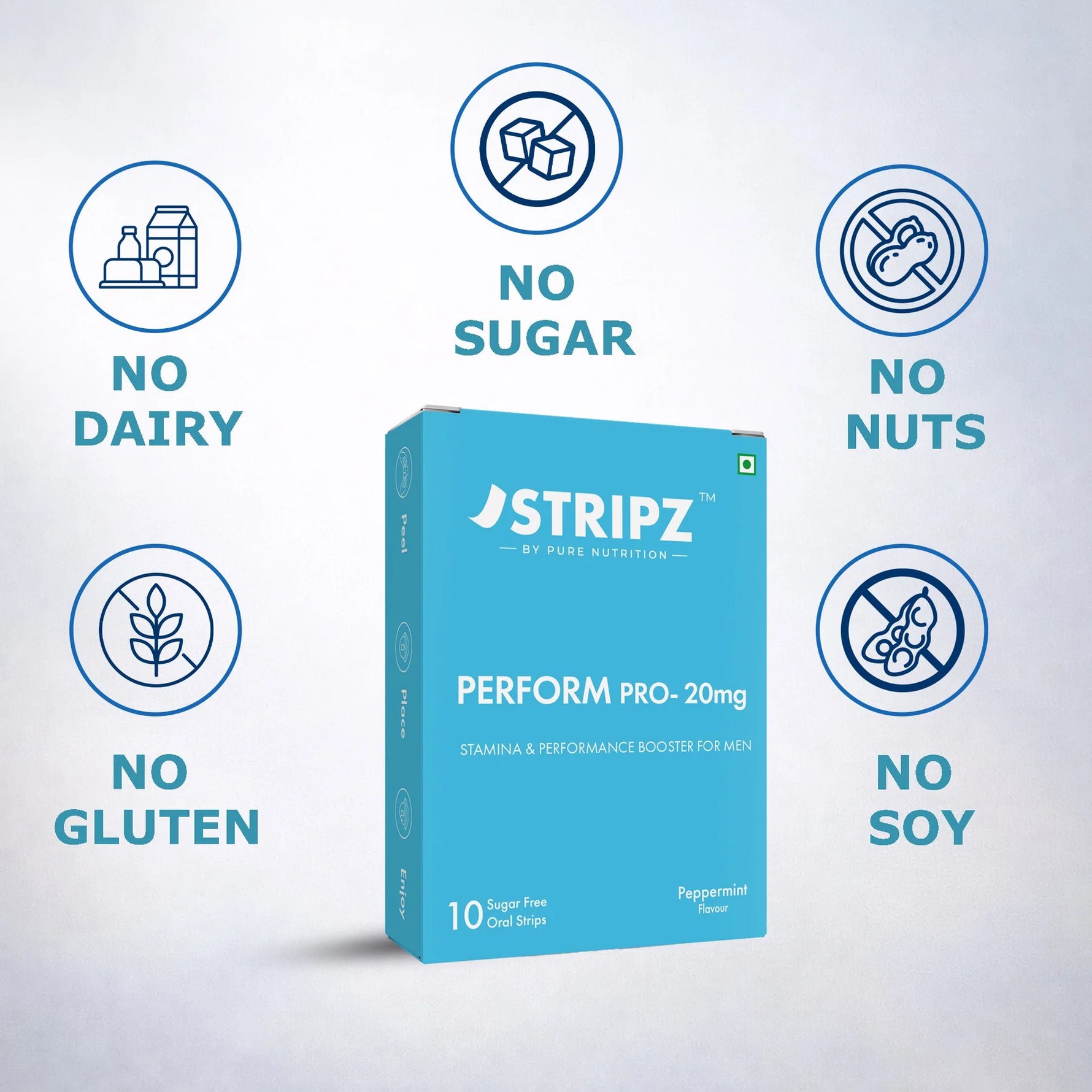 Pure Nutrition Tadalafil 20mg, 10 ODS | Tadalafil Stripz