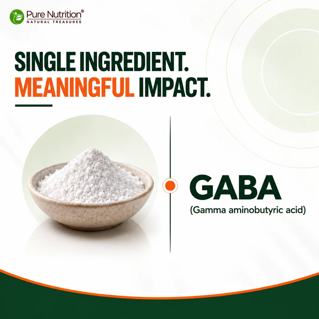 GABA 750mg | Gamma Aminobutyric Acid Supplement | Supports Relaxation, Mental Wellness & Daily Balance
