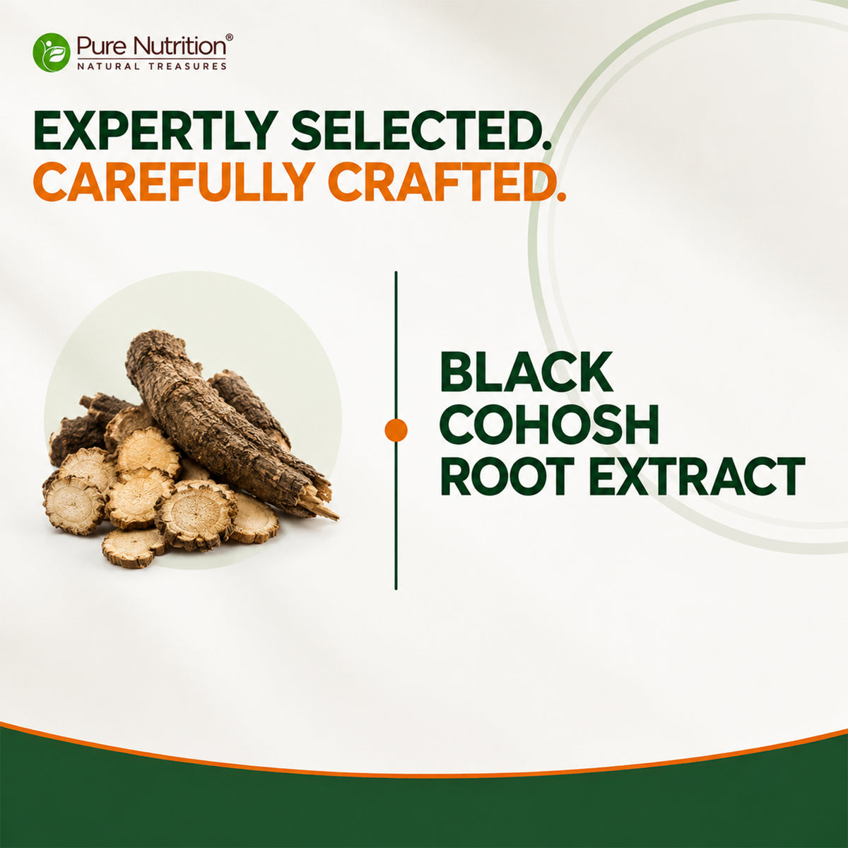 Pure Nutrition Black Cohosh 500 mg | 60 Vegetarian Capsules