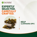 Pure Nutrition Kelp Extract 600mg | 60 Veg Capsules | Laminaria spp. Whole Plant Extract