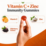 Pure Nutrition Vitamin C + Zinc Immunity Gummies – 30 Gummies