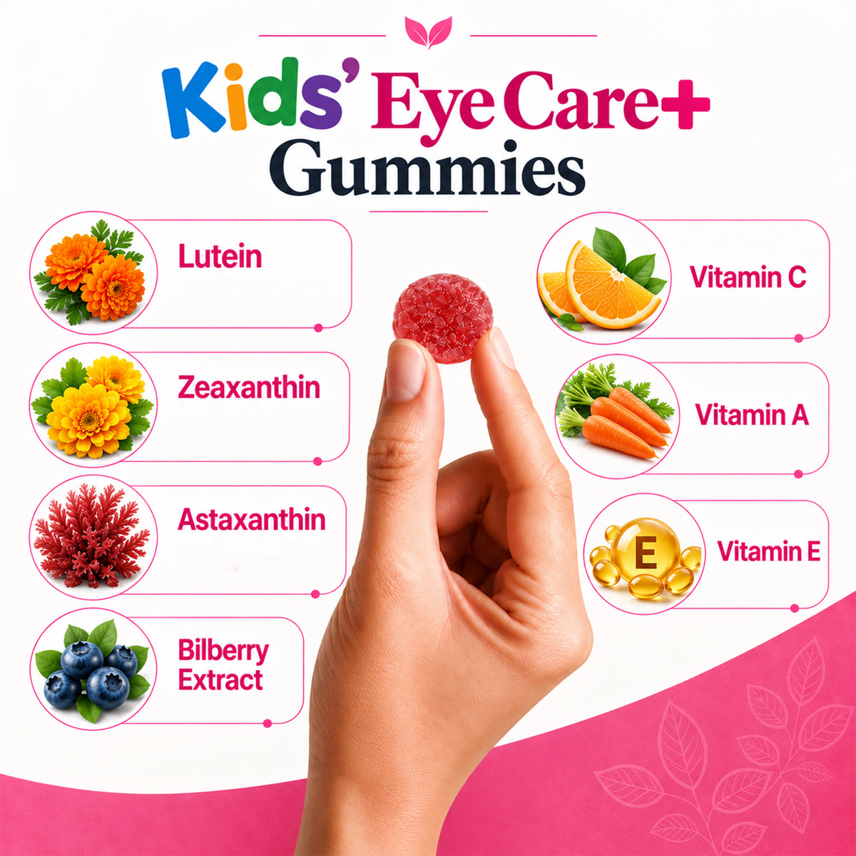 Pure Nutrition Kids' Eye Care+ Gummies – 30 Gummies