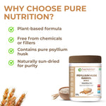 Pure Nutrition Isabgol Psyllium Husk Powder | Sat Isabgol Ki Bhusi Fiber Supplement | Supports Digestive & Gut Health | Helps Ease Irregularity & Bloating | Gluten Free, No Sugar Added - 500gm