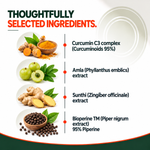 Pure Nutrition Curcumin with C3 Complex 760mg Veg Capsule - 60 Capsules