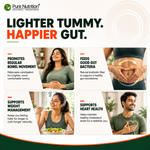 Pure Nutrition Isabgol Psyllium Husk Powder | Sat Isabgol Ki Bhusi Fiber Supplement | Supports Digestive & Gut Health | Helps Ease Irregularity & Bloating | Gluten Free, No Sugar Added - 500gm