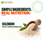 Pure Nutrition Selenium Extract 120 Veg Capsules | Antioxidant & Immune Health Support