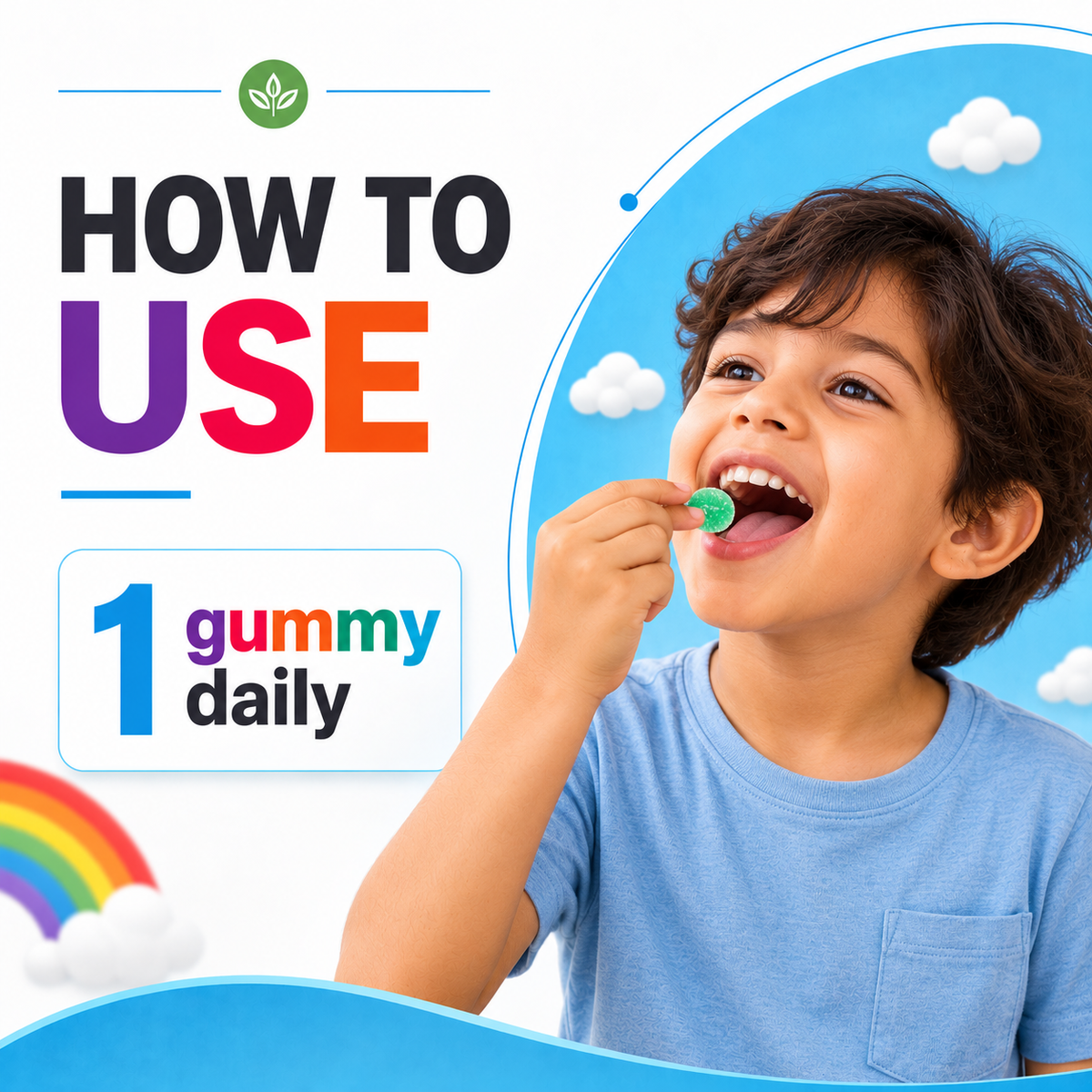 Pure Nutrition Kids' Brain Booster Gummies – 30 Gummies