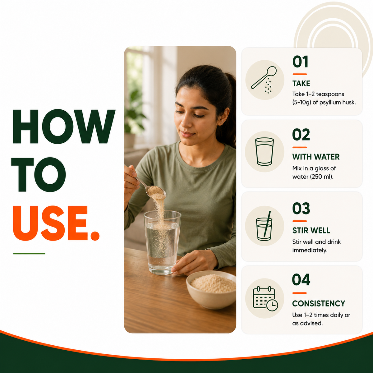 Pure Nutrition Isabgol Psyllium Husk Powder | Sat Isabgol Ki Bhusi Fiber Supplement | Supports Digestive & Gut Health | Helps Ease Irregularity & Bloating | Gluten Free, No Sugar Added - 500gm