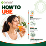 Pure Nutrition Seabuckthorn Pulp Concentrate 300ml | Rich in Omega Fatty Acids (3,6,7 & 9), Vitamins & Antioxidants | Supports Immunity, Heart & Digestive Health | Promotes Skin,Cellular Health & Overall Wellness