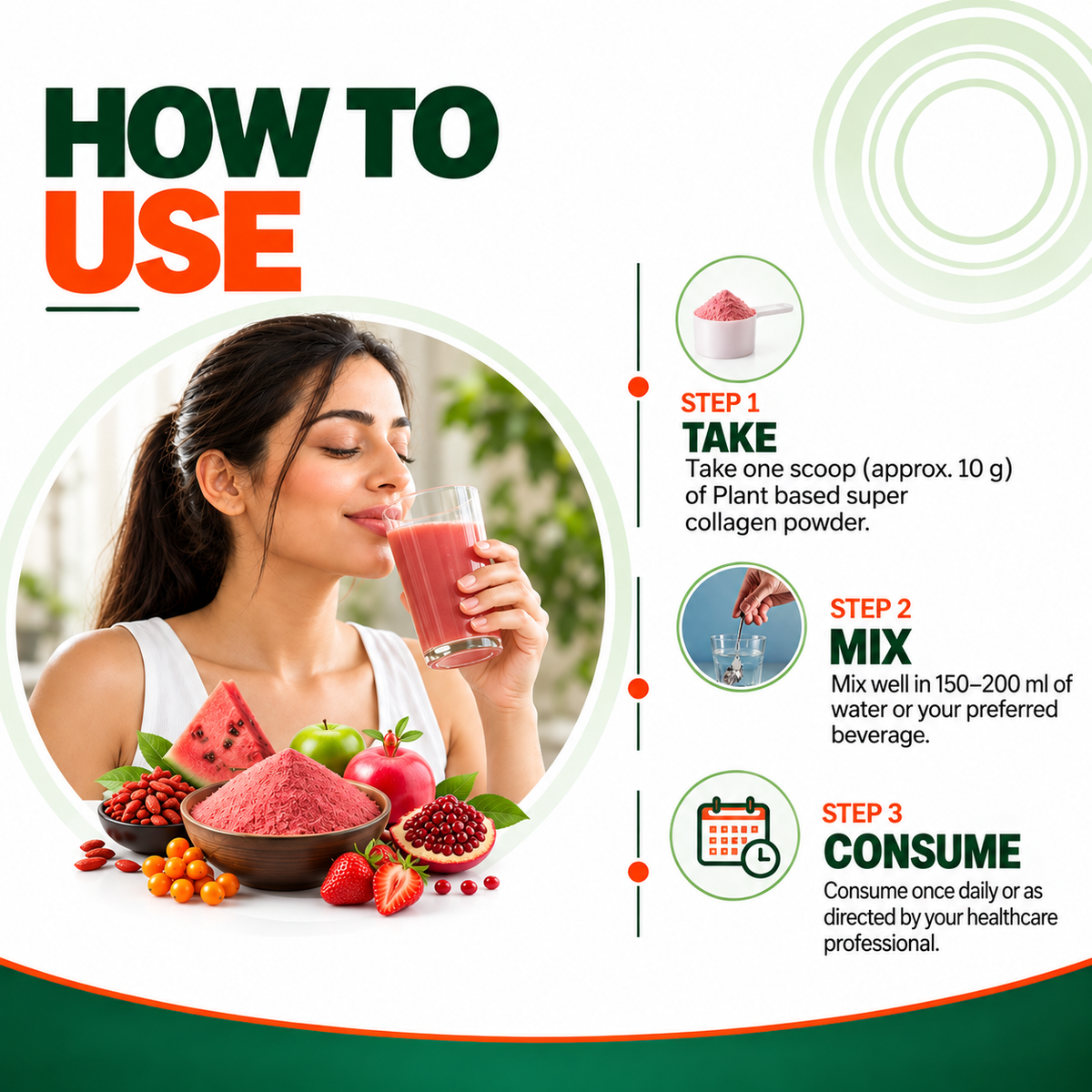Pure Nutrition Plant Based Super Collagen+ Powder - 250g