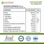 Pure Nutrition Curcumin with C3 Complex 760mg Veg Capsule - 60 Capsules