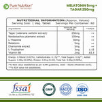 Pure Nutrition Melatonin Sustained Release Tablet - 550mg - 60 Veg Tablet