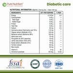 Pure Nutrition Diabetic Care Veg Tablet - 60 Capsules