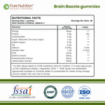 Pure Nutrition Kids' Brain Booster Gummies – 30 Gummies