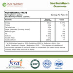 Pure Nutrition Sea Buckthorn Gummies – 30 Gummies
