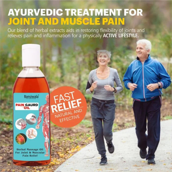 Bansiwala Pain Guard Oil for Joint Pain | Ayurvedic Pain Relief Oil