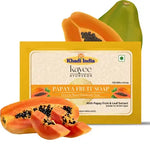 Kayee Ayurveda Papaya Fruit Bath Soap | Papaya Herbal Soap for Men & Women | Daily Use Body Cleansing Bathing Bar | Helps Remove Dirt, Sweat & Excess Oil | Fresh, Clean & Smooth Looking Skin