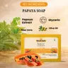 Kayee Ayurveda Papaya Fruit Bath Soap | Papaya Herbal Soap for Men & Women | Daily Use Body Cleansing Bathing Bar | Helps Remove Dirt, Sweat & Excess Oil | Fresh, Clean & Smooth Looking Skin