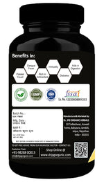 Dr. JPG Organic papaya capsuels 60veg. For Pletlets Count/Papaya Leaf powder Capsules.