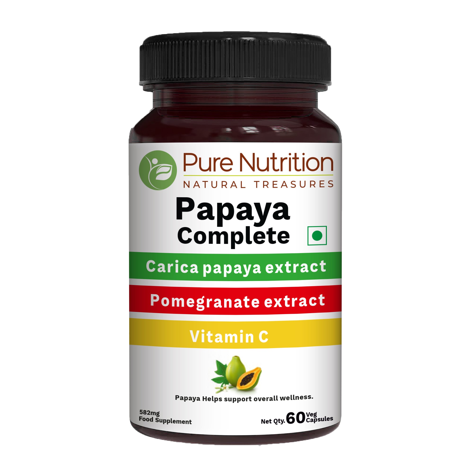 Pure Nutrition Tulsi 708.5 mg – 60 Capsules