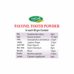 Pack of 2 Payonil Tooth Powder 50gm Gum Health Support & Enamel Fortification.