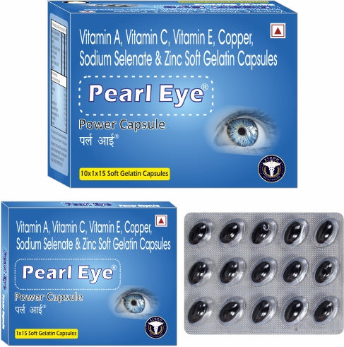 PEARL EYE POWER Vitamin A, Vitamin C, Vitamin E, Selenium, Copper & Zinc