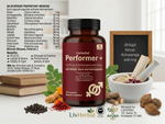 Performer+ Ayurvedic Performance &amp; Vitality Capsules- 60 Capsules
