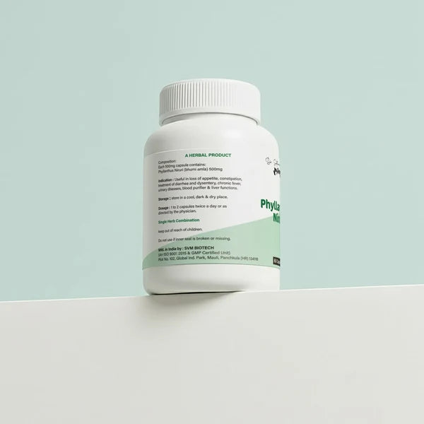 Dr. Satnam's Arogyam Ayurveda Phyllanthus Niruri 500mg Capsule (60 Each)