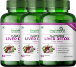 Simply Herbal Liver Detox + With Milk Thistle Tablets Extract, Dandelion - for Liver Health and Gall Bladder Health - (60 Capsules)